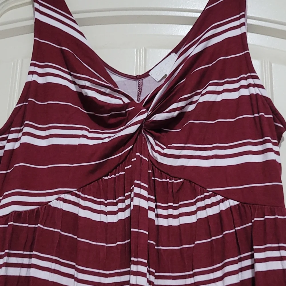 🤰Maternity Dress- Long, Sleeveless - Picture 2 of 3